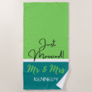 Search for bride and groom beach towels Honeymoon