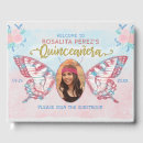 Search for butterfly guest books Quinceanera