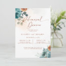 Search for teal and burnt orange wedding invitations For her
