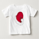 Search for santa claus baby shirts Red