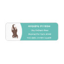 Search for otter return address labels Cute