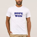 Search for hope won tshirts Mccain