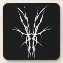 Search for skull tattoo coasters Black and white