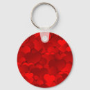 Search for red heart pattern key rings Hearts