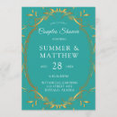 Search for aquamarine wedding invitations Turquoise