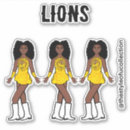 Search for gold lion stickers Black