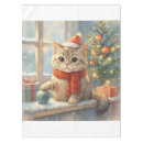 Search for christmas cat tablecloths Cute