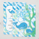 Search for blue whale baby shower invitations Cute