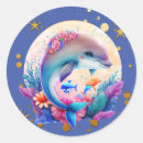 Search for cute dolphin stickers Underwater