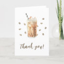 Search for baby is brewing thank you cards Watercolor
