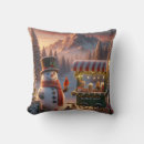 Search for winter wonderland cushions Snowman