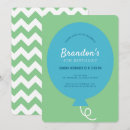 Search for chevron birthday invitations Boy