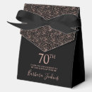 Search for 70th birthday favour boxes Glitter