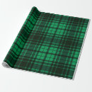 Search for green plaid wrapping paper Checkered