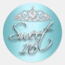 Search for silver sparkle stickers Sweet 16