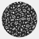 Search for musical graphic stickers White