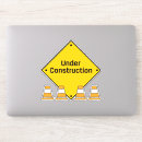 Search for yellow caution stickers Black