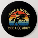 Search for funny cowboy badges Horse