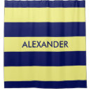 Search for navy blue shower curtains Initials