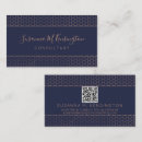 Search for navy blue business cards Geometric