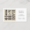 Search for barber tools business cards Modern