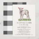 Search for lamb baby shower invitations Simple