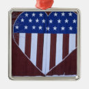 Search for red white and blue christmas tree decorations Heart