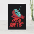 Search for friday 13th cards Bloody knife