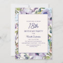 Search for unique 18th birthday invitations 18 years old