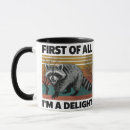 Search for racoon mugs Funny animal design