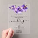 Search for purple orchid invitations White
