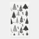 Search for black and white christmas napkins Minimalist