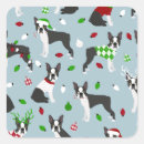 Search for happy howlidays stickers Boston terrier