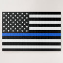 Search for law enforcement puzzles Thin blue line