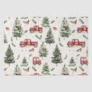 Search for red truck tissue paper Rustic