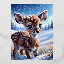 Search for winter deer postcards Cute