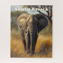 Search for south africa puzzles Elephant