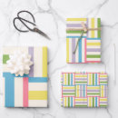 Search for block pattern wrapping paper Trendy