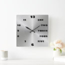 Search for square face clocks Trendy