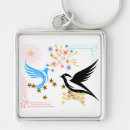 Search for two birds key rings Outdoors