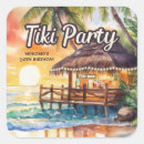 Search for hawaiian birthday party stickers Palm tree