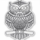 Search for owl drawing stickers Animal