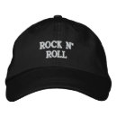 Search for rock embroidered hats Music