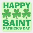 Search for st patricks day shamrock stickers Happy