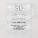 Search for glamour 30th birthday invitations Elegant