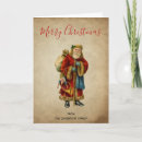 Search for old vintage christmas cards Red
