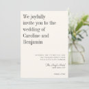Search for formal attire invitations Minimalist
