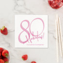 Search for 80 years old napkins Pink