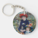 Search for portrait round key rings Impressionism