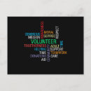 Search for volunteering postcards Social